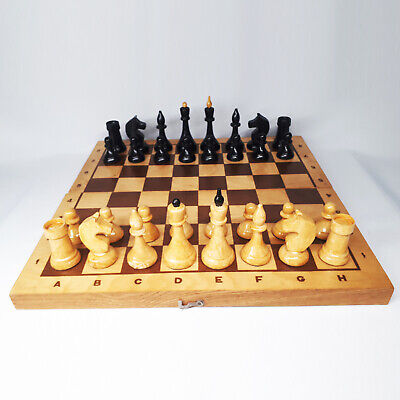 Soviet Chess set Wooden Vintage Queen's Gambit TV series USSR