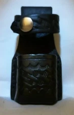 NEW Aker A576-BASKET WEAVE Mace Holder for MKVI with SILVER Snap