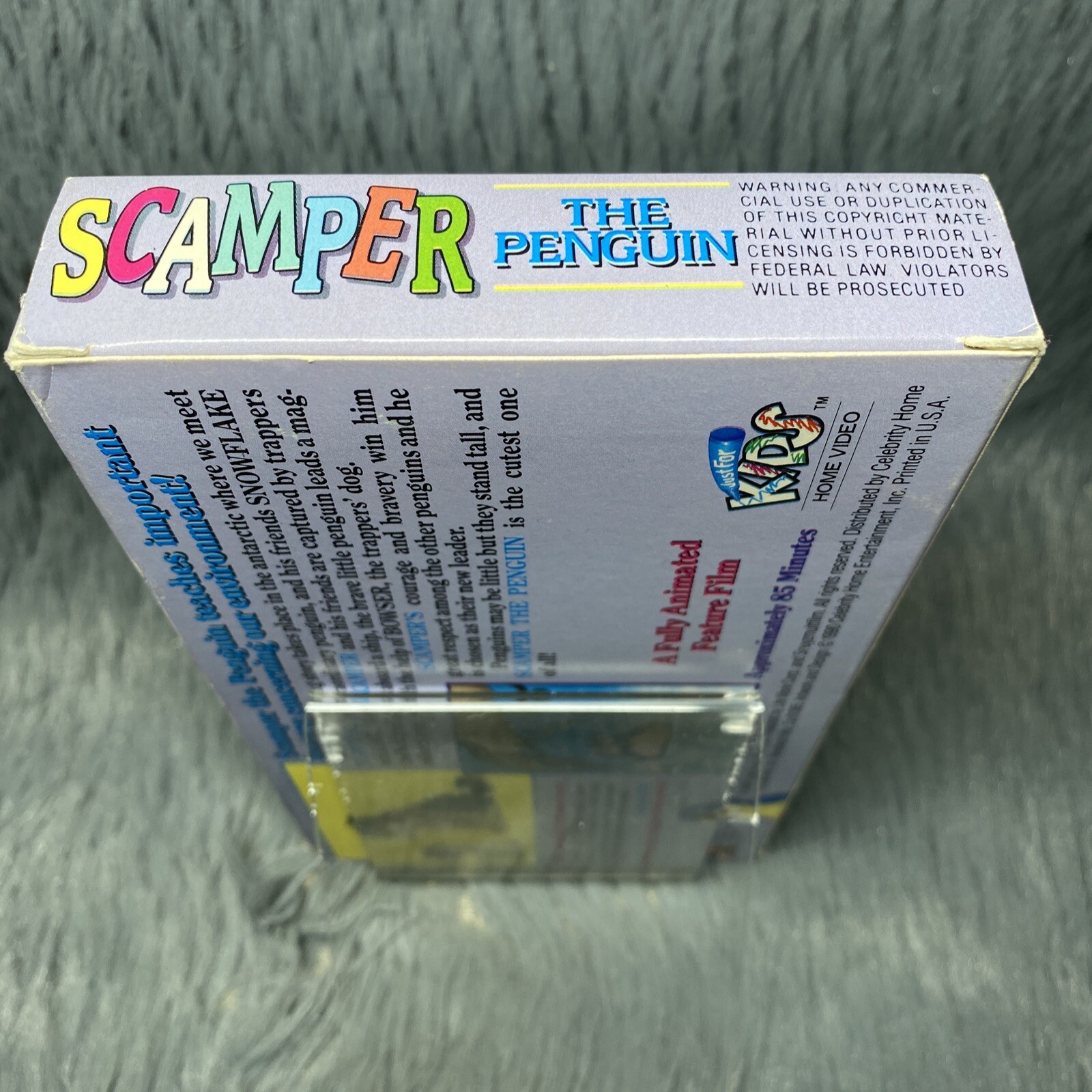 Scamper The Penguin VHS Tape 1989 Just For Kids Home Video Kids ...