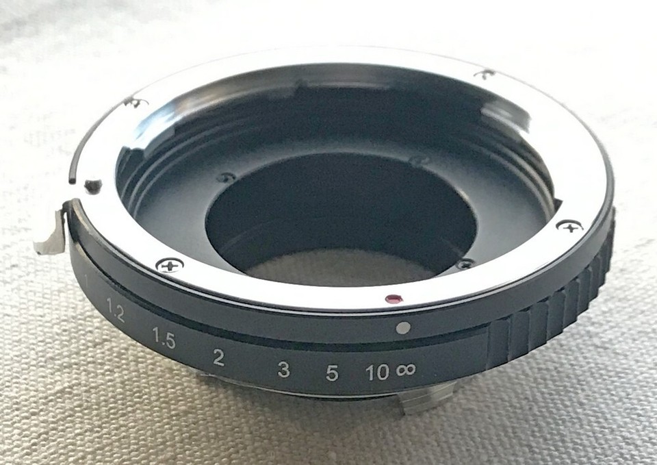 Canon EOS 50mm Lens to Leica M Mount Adapter rangefinder coupled M42 LR