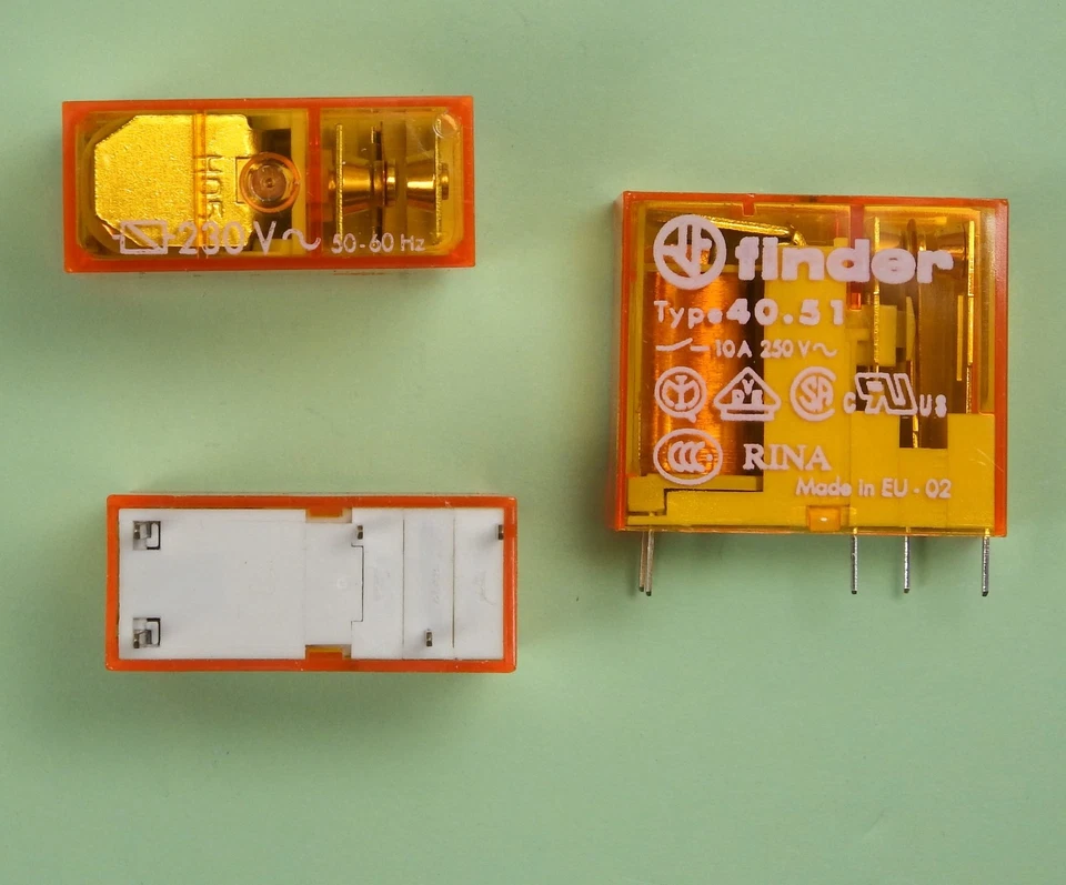 40.51.8.230.0000 - Finder Steck-/Print Relais 1xUm 230V AC 10Ampere - Abverkauf