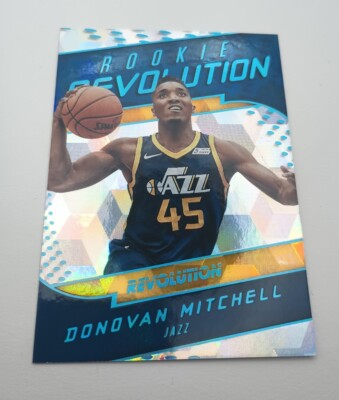 2017 Revolution Rookie Revolution Cubic Holo Donovan Mitchell #10 /50 Rc Jazz