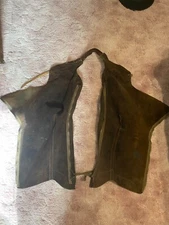 Vintage 1970s? Western Horse Riding Adult Chaps Use Condition Size Is Adjustable
