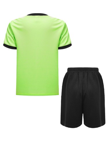 Kids Boys Short Sleeve T-shirt Drawstring Elastic Waistband Shorts Sports Suit - Picture 81 of 143