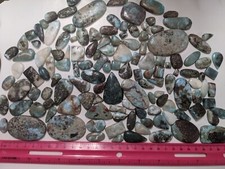 500g 130pcs Wholesale Bulk Larimar Cabochon Cab Gemstones Cabs