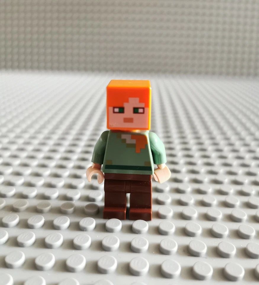 Lego Minecraft Figur Minifigur Alex min017 P11 - Bild 1 von 1