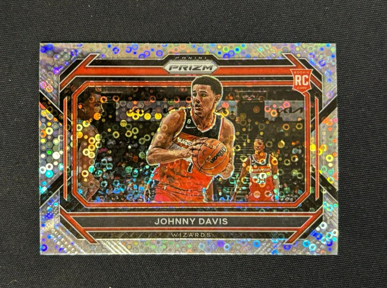 2022-23 Panini PRIZM NBA Johnny Davis Silver Disco Variation Rookie #231 Wizards