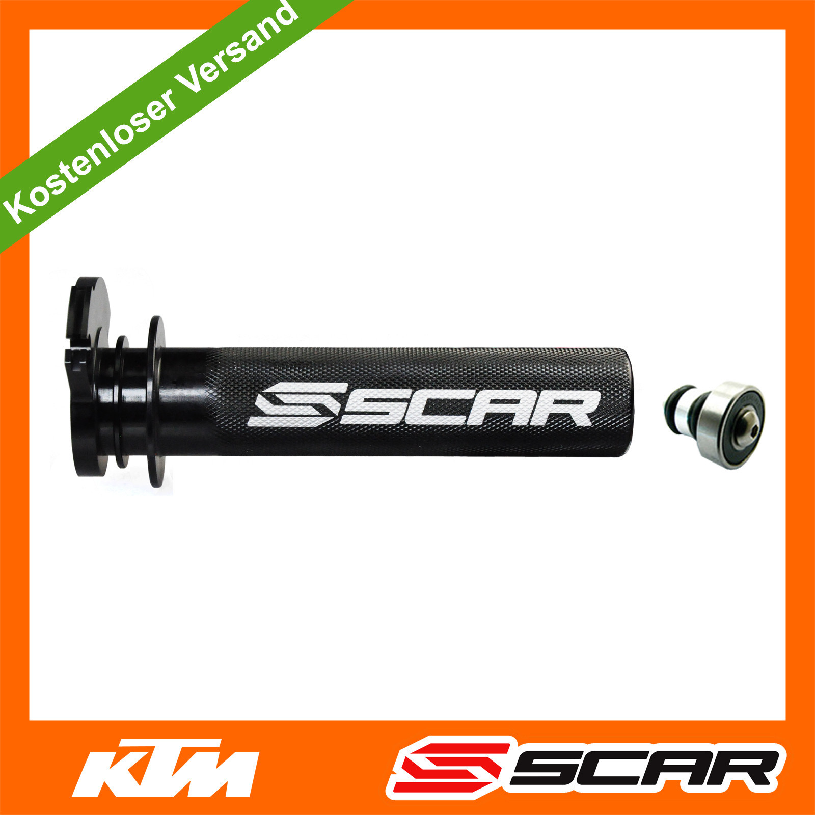 Douille de poignée d'accélérateur alu SCAR pour remplacer la pièce plastique KTM 46202010000