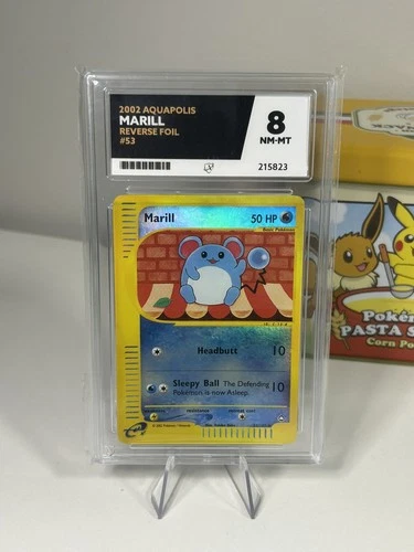 ACE 8 - Marill 53/147 Reverse Holo - Aquapolis 2002 E-Reader Pokemon TCG Card