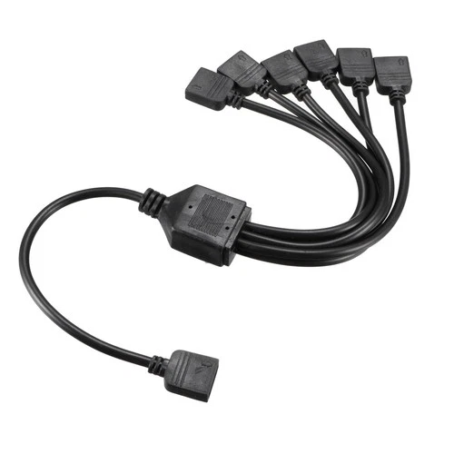 RGB Cavo Ripartitore 1 Femmina a 6 Femmina 3 perni connettore prolunga 30cm 
