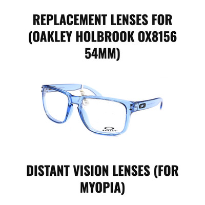 Oakley Holbrook OX8156 54mm Replacement Lenses Tinted Distant Vision Lenses