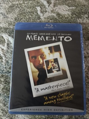 Memento (Blu-ray 2006) Christopher Nolan Guy Pearce Carrie-Anne Moss Sealed