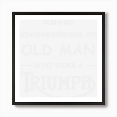 006.BK Triumph Motorrad Kunstdruck gerahmt Wandbild Poster Leinwanddruck Bild