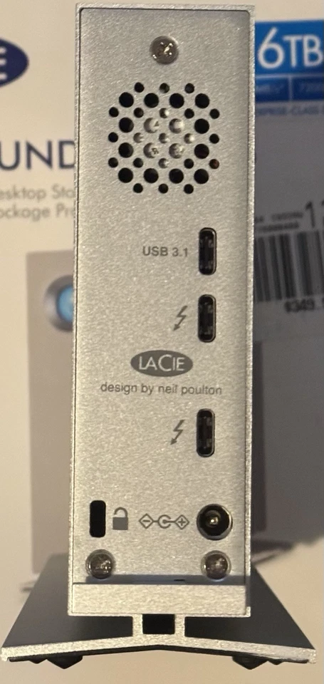 LaCie D2 Thunderbolt 3 External Hard Drive 6TB W/ Crystal Disk Info report - Image 4 of 4