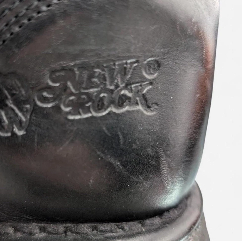 New Rock Reactor Black Leather Platform Boots Women’s Size 9 US (40 EU) - Image 4 of 4