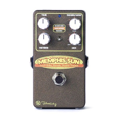 Memphis Sun Lo-Fi Reverb Echo Double-Tracker Pedal