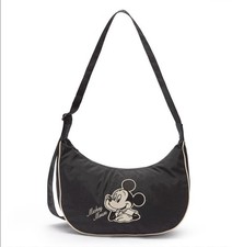 BAGGU Mickey Mouse Medium Nylon Crescent Bag Disney Store Exclusive NWT
