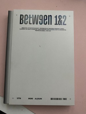 TWICE Between 1&2 11th Mini Album CD 2022 JYP Entertainment Cardboard