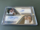 PANINI 2024-25 Prizm Black Brunson Towns Dual Auto #DA-NYK Mojo /25