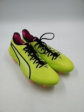Puma Mens 9.5 KING ULTIMATE FG/AG Phenomenal Pack Lime Soccer Cleats  B2-B3 