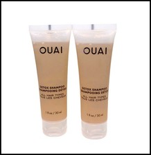 2 x Ouai Detox Shampoo All Hair Types 1oz 30 ml Travel Size New