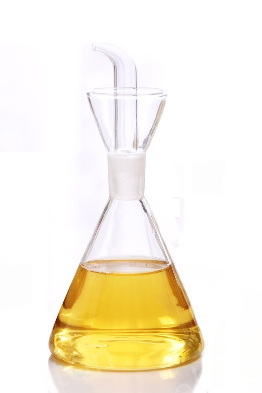 Olive Oil Dispenser Bottle Glass with No Drip Spout -Pourer 