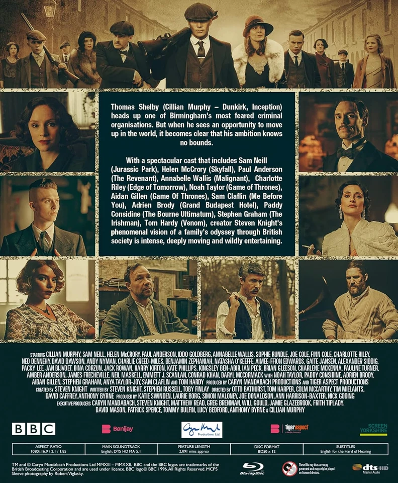 Peaky Blinders - The Complete Collection [Blu-ray] [2022] - Imagen 2 de 3