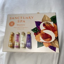 Sanctuary Spa Fragrance Discovery Body Wash Collection New 4 x 75ml Gift 