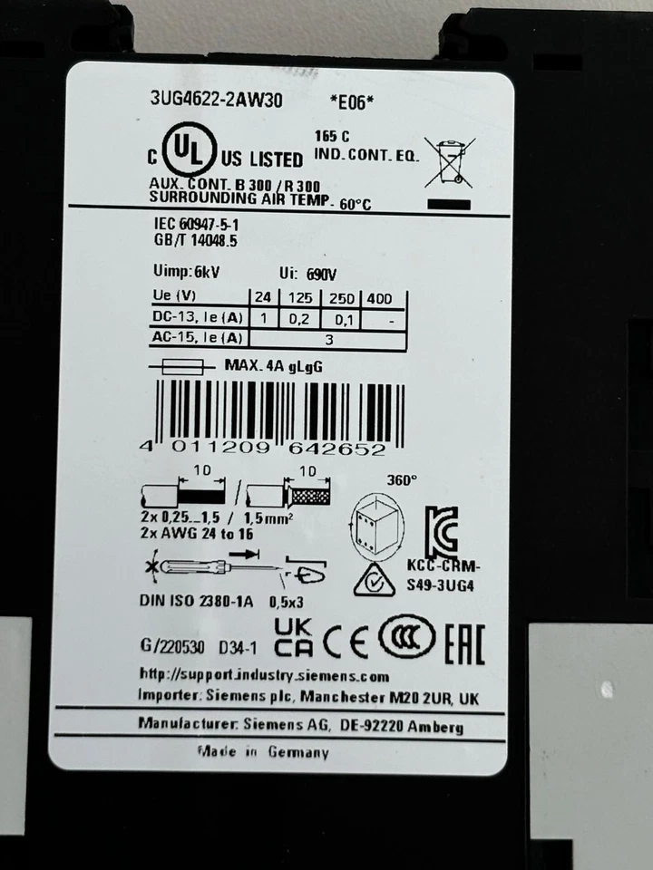Siemens – 3UG4622-2AW30 – Überwachungsrelais - Bild 4 von 4