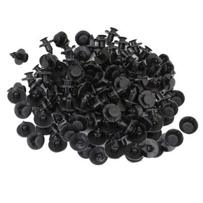 100 X 8 Mm Push-Type Automotive Clips Rivet Retainer Bumper Fasteners
