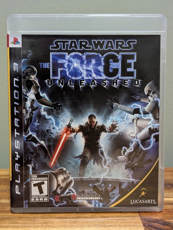 Star Wars: The Force Unleashed (Sony PlayStation 3)CIB - Tested - Near Mint Disc - Image 2 of 4