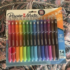 NEW Paper Mate Inkjoy Gel Pens MEDIUM Point 0.7mm 14 Pack Multicolor Colorful