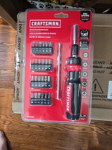 Nuevo Destornillador de Trinquete CRAFTSMAN, Juego Multibit, 26 Piezas (CMHT68001)-