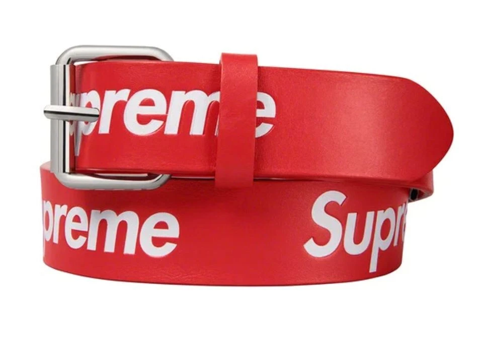 Supreme Repeat Leather Belt