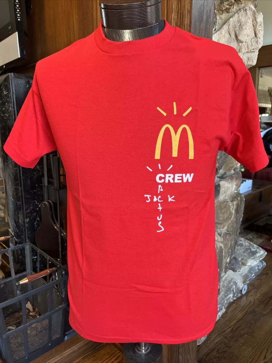 Travis Scott Cactus Jack Mcdonalds shirt