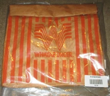 WHATABURGER Burger Texas Logo To-Go BACKPACK Tyvek fast food restaurant S