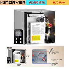 RV Tankless Instant Water Heater 65,000 BTU Propane Gas Compatible with All RVs