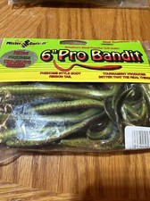 MISTER TWISTER 15 PACK 6” PRO BANDIT TRI-ALIVE RUBBER LURES FIRETIGER