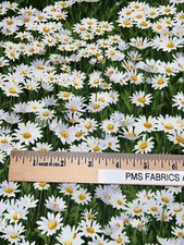 MODA Wildflowers 2024 100 cotton fabric by the yard 36x44 33773 12 Cloud green