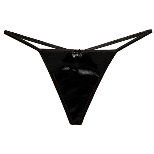 Sexy Womens T-back Panties Satin Thong G-string Briefs Lace Lingeries Underwear - Picture 16 of 27