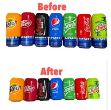Silicone Beer Can Covers Hide a Beer Soda Can 12 oz 7 Pack