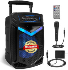 Altavoz port til Bluetooth para fiestas al aire libre con micr fono de Karaoke