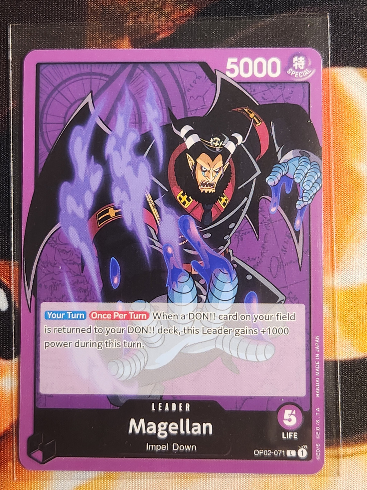 Magellan - OP02-071 - Leader - Near Mint - English - One Piece Card Game