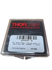 LA7270-G - Ø1" ZnSe Plano-Convex Lens, f = 500.0 mm, AR Coated: 7-12 µm