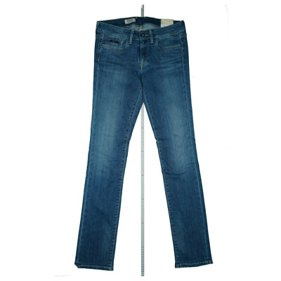 PEPE JEANS Chelsea Wmn stretch Hose Regular High W Straight Leg W30 L34 Blau NEU
