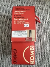 BN Kombi Men's Body 2 Merino Base Layer Bottom Black XXL