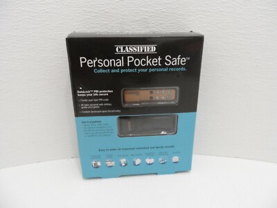 Personal Pocket Safe 1 GB USB 2.0 Flash Drive by Black Box Innovations w/Holder