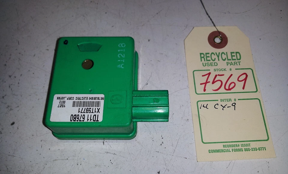 Mazda CX-9 2014 módulo de sirena de alarma antirrobo OEM TD11676B0 #7569 Foto 2 de 4