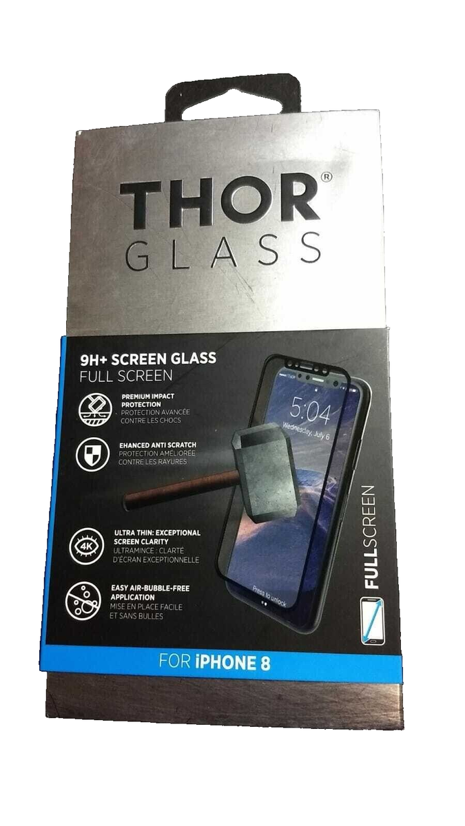 Thor Tempered Glass Screen Protector for Apple iPhone Full Size