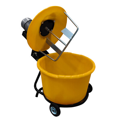 Portable Electric Bucket Mortar Epoxy Plaster Mixer 110V 65L/2.3 cu.ft 48 rpm